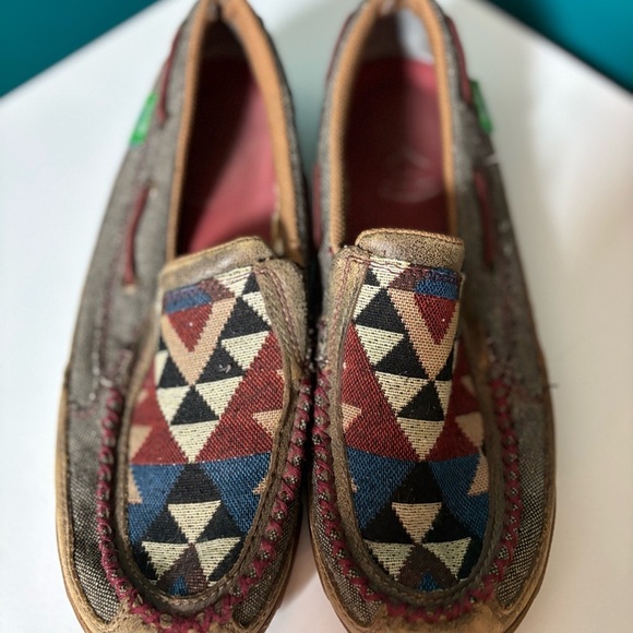 Ecco Shoes - ECCO Twisted X Women’s Geometric Colorful Patterned Loafers